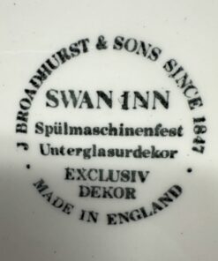 Alternative view of Swan Inn England taldrik